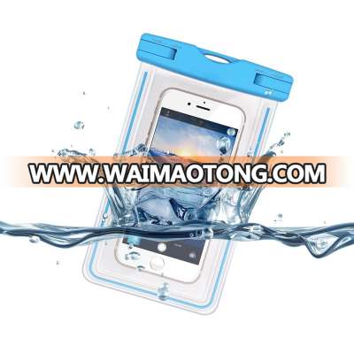 Luminous Waterproof Phone Case For iPhone Underwater PVC Bag