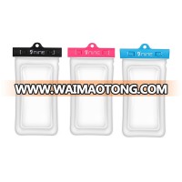 Best Selling Custom Logo Universal Transparent IPX8 Waterproof Floating Cell Phone Case Pouch Bag For Swimming/Running