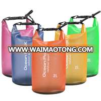 2L 5L 10L 15L 20L Outdoor sports transparent Ocean Pack Waterproof Dry Bag