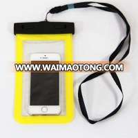 waterproof cell phone cases, mobile phone PVC waterproof bag for promotional gift-WB1105