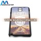 2d sublimation case with scenery and words custom printing blank phone case